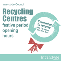 inverclyde recycling centres opening hours recycle remember